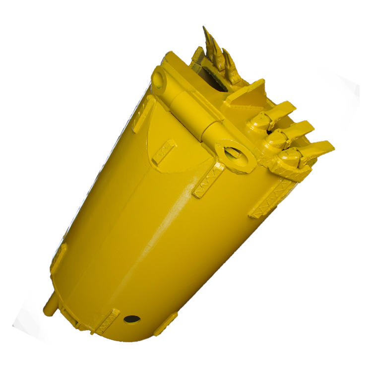 PLUTO Drilling bucket with clay drilling tooth for Rotary Drilling Rig XCMG