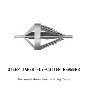 STEEP TAPER FLY-CUTTER REAMERS for Horizontal Directional Drilling 